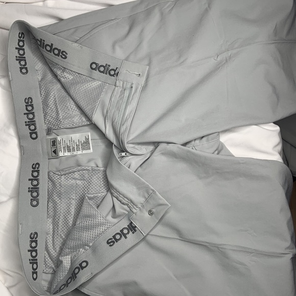 ADIDAS CLIMACOOL GOLF Athletic PANTS- 34X 30- GREY - WRINKLE RESISTANT 34/30 - Picture 2 of 9